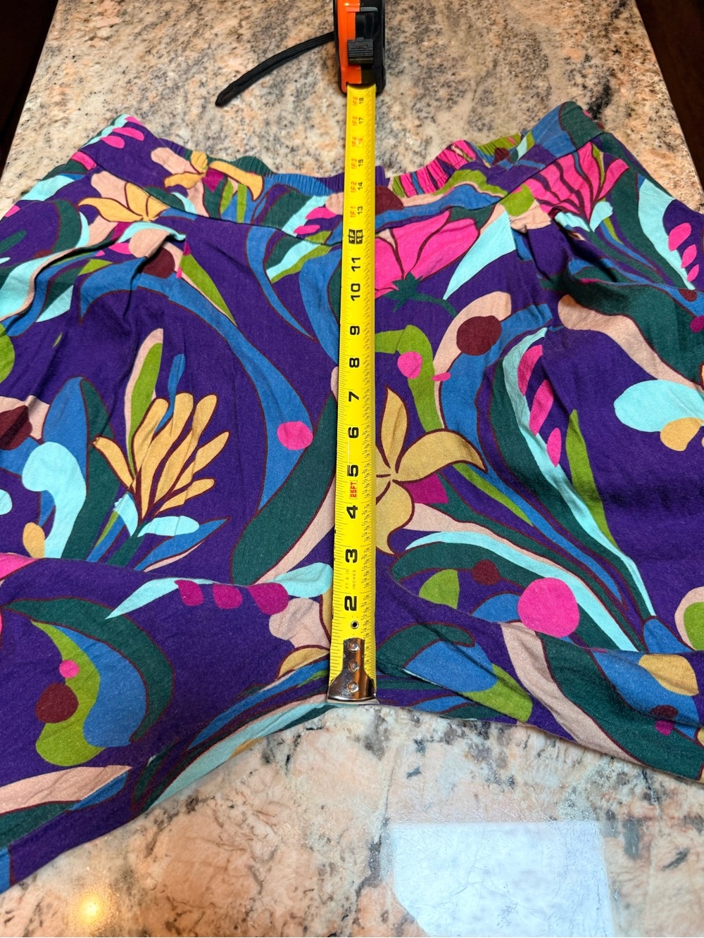 INC International Concepts Floral Palazzo Pants Size 14 Boho Wide Leg w Pockets - Picture 12 of 13